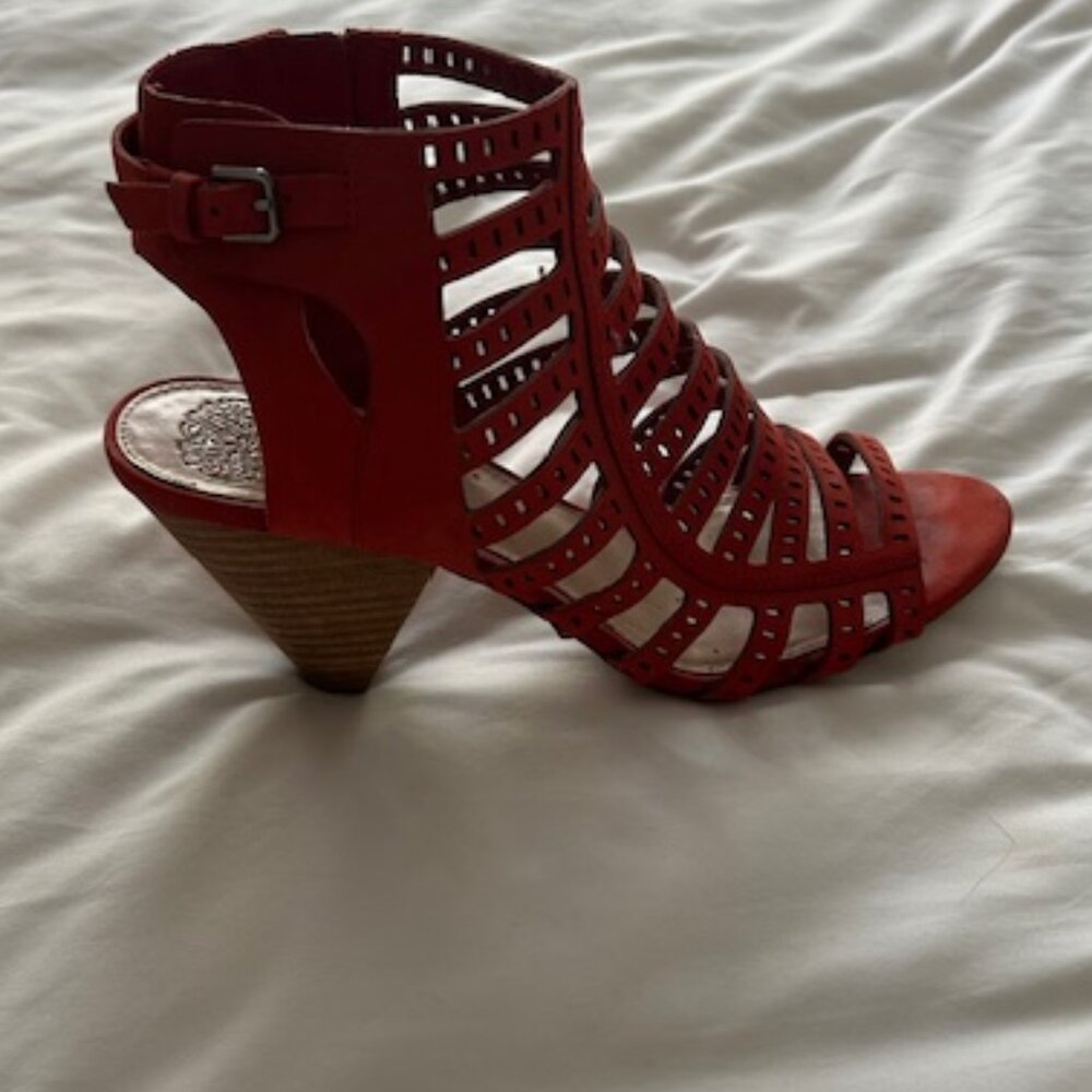 Vince Camuto Sexy Suede Strappy Sandals-Size 9
